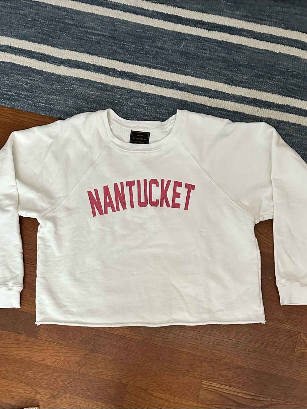 RETROBRAND Cropped Nantucket Sweatshirt